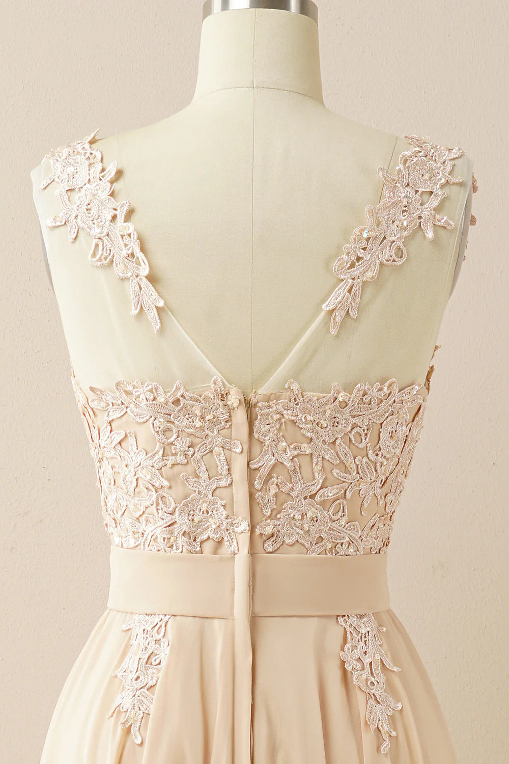 Elegant Chiffon Beaded Betty Ball Evening Dress