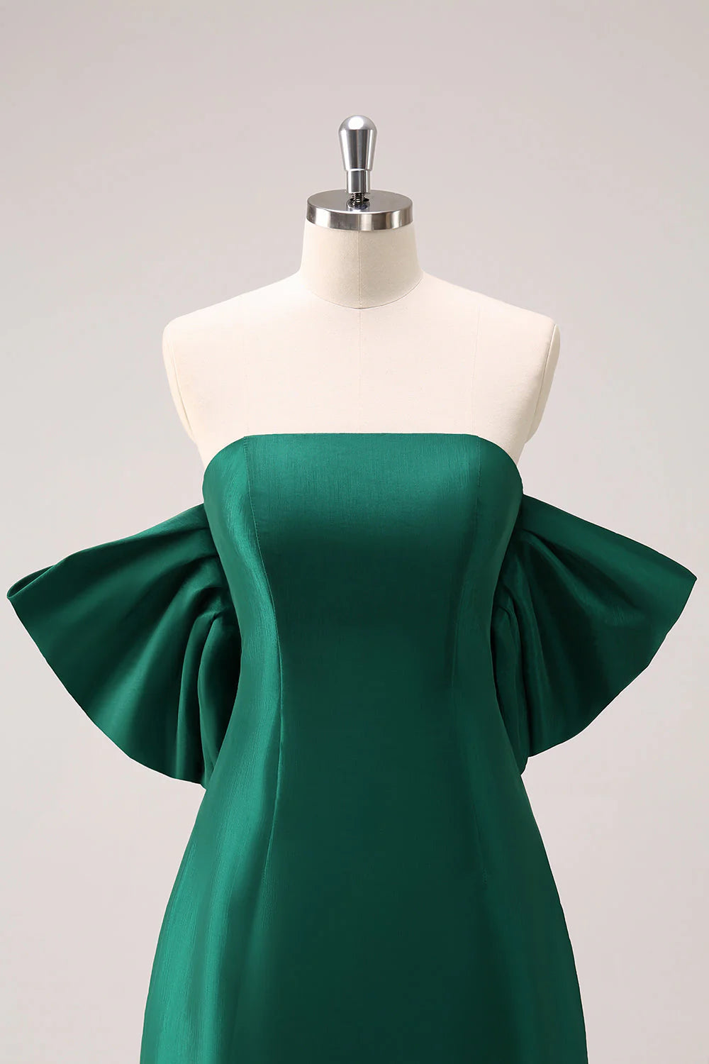 A Line Strapless Short Homecoming Dress with Bow