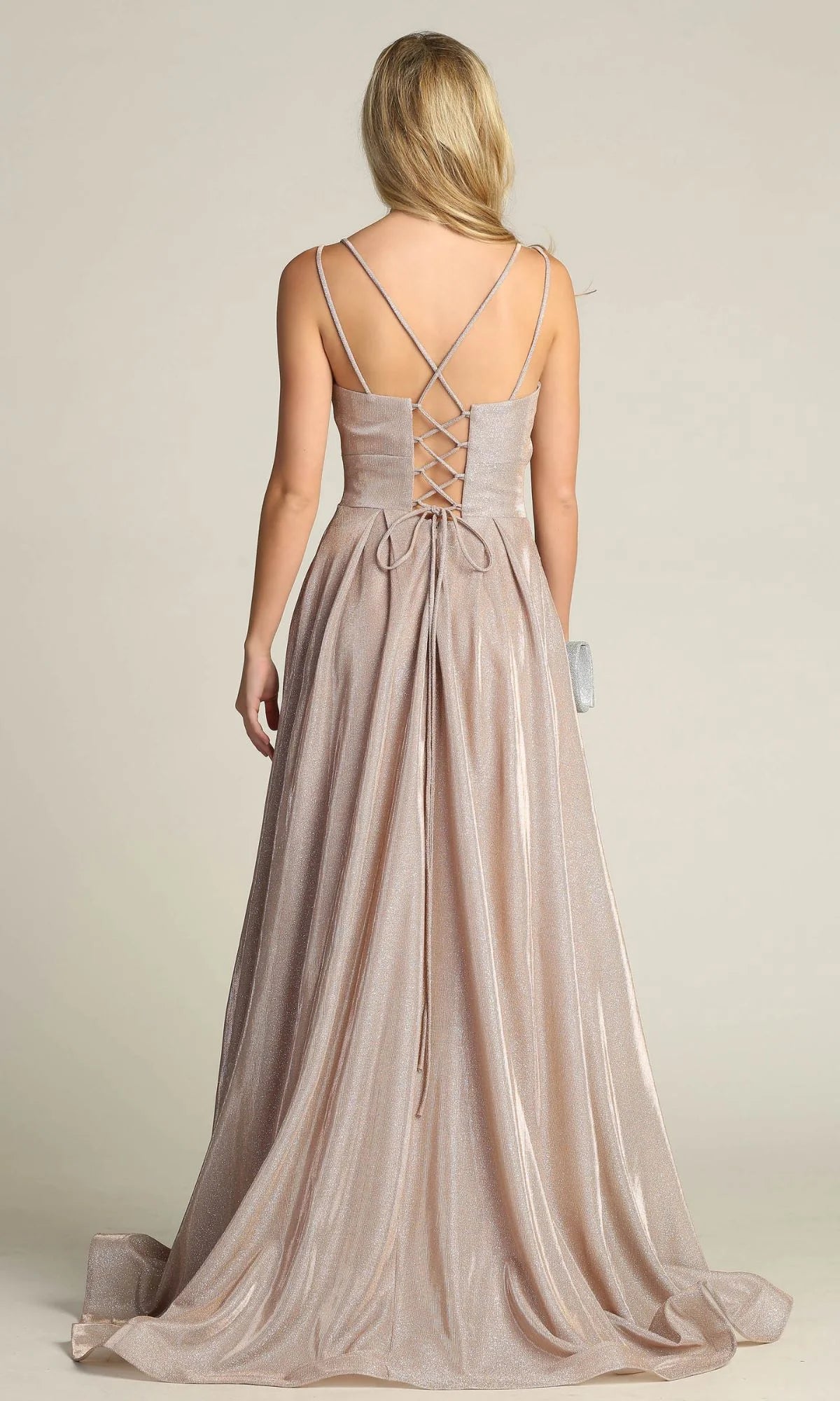 OKBBN Back Strap Long A-line Ball Dress