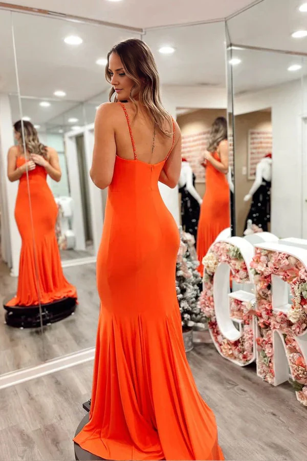 OKBBN mermaid off shoulder sleeveless beaded pleated back zipper and floor dance dress