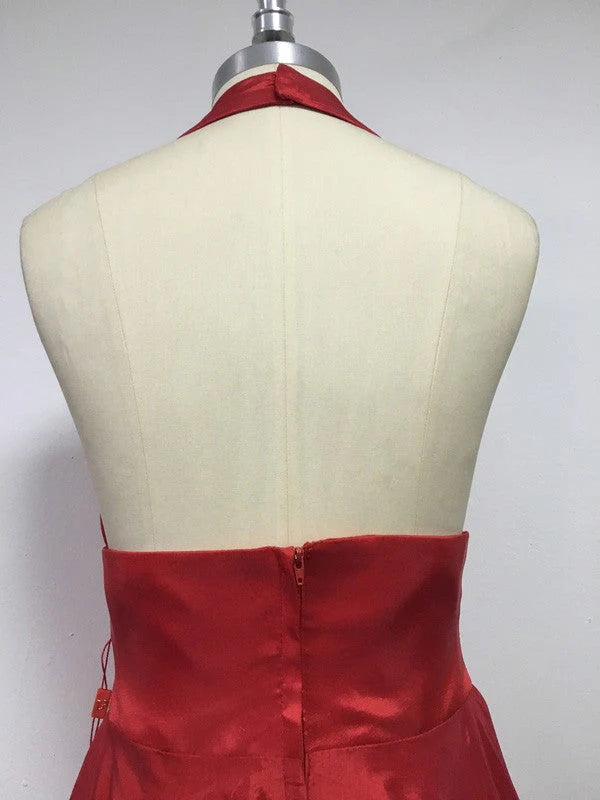 OKBBN A-line Elegant Strap Sleeveless Ball Dress