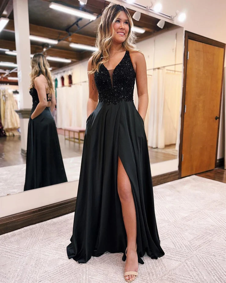 OKBBN Cute A-line Beaded Ball Dress