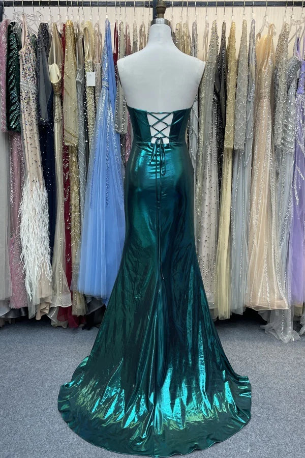OKBBN Elegant Slimming V-neck Sleeveless Folded Ball Dress