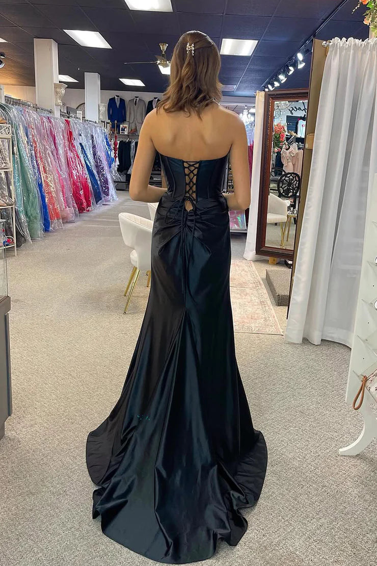 OKBBN Elegant Mermaid Sweetheart Split Ball Dress