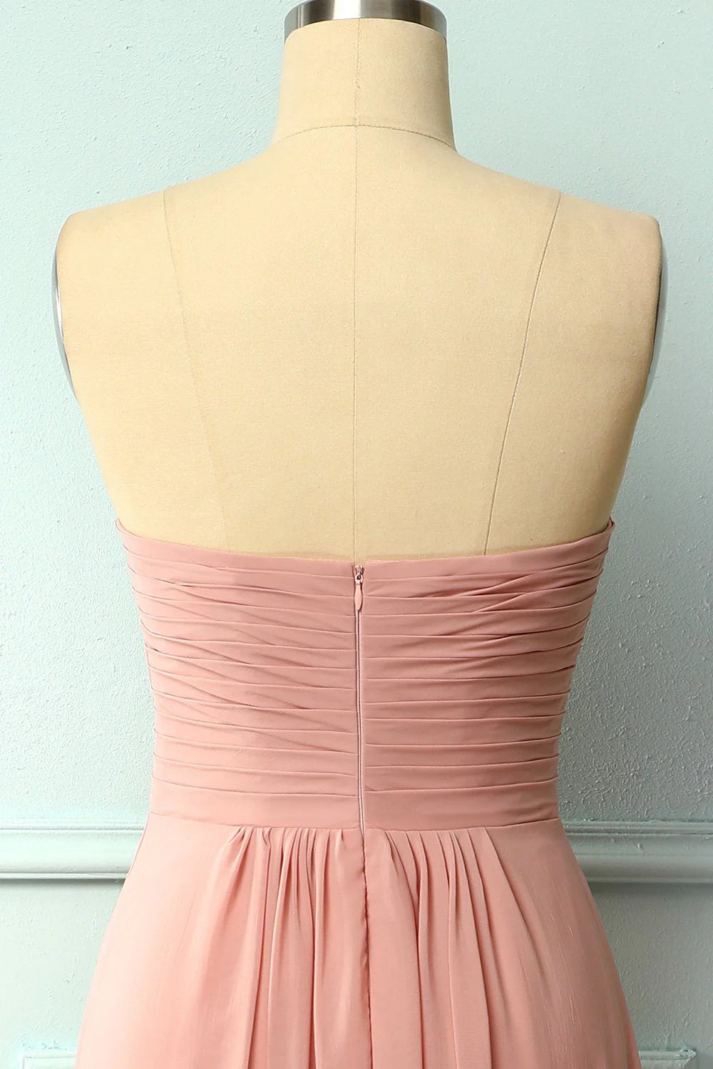 OKBBN ruffled off shoulder sleeveless backless evening gown