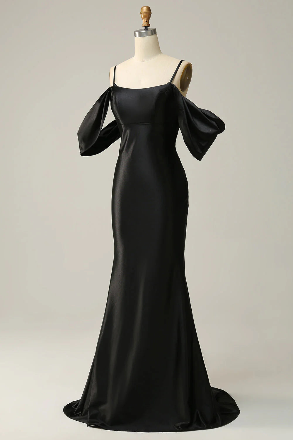 OKBBN mermaid off shoulder backless long evening gown