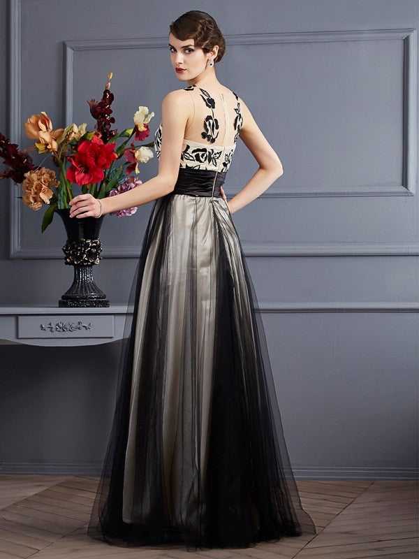 A-line Elegant Princess Dress Sleeveless Beautiful Long sleeved Dress