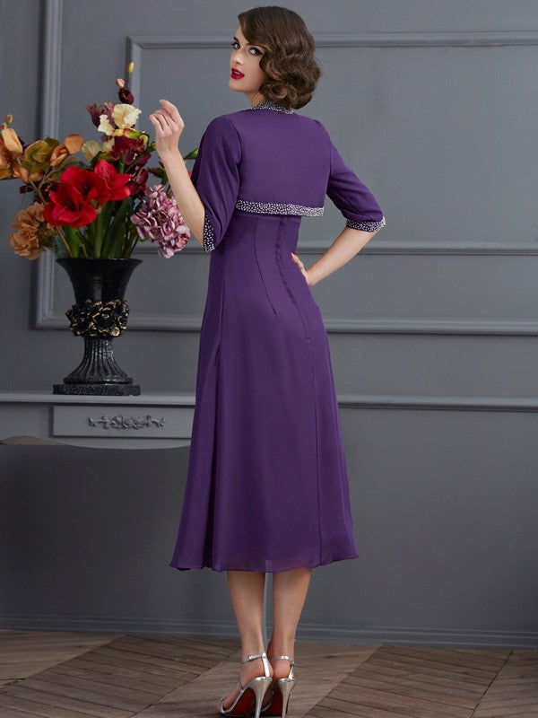 A-line Princess Italian Noodle Strap Sleeveless Chiffon Bride Dress