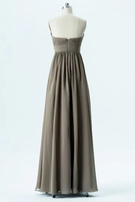 Sweetheart Twist-Front Bridesmaid Dress