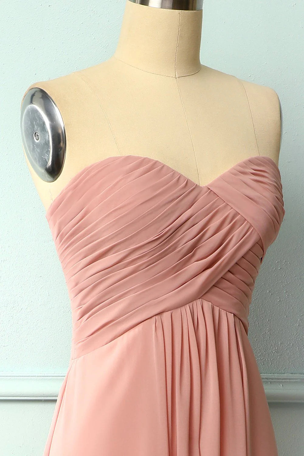 OKBBN ruffled off shoulder sleeveless backless evening gown