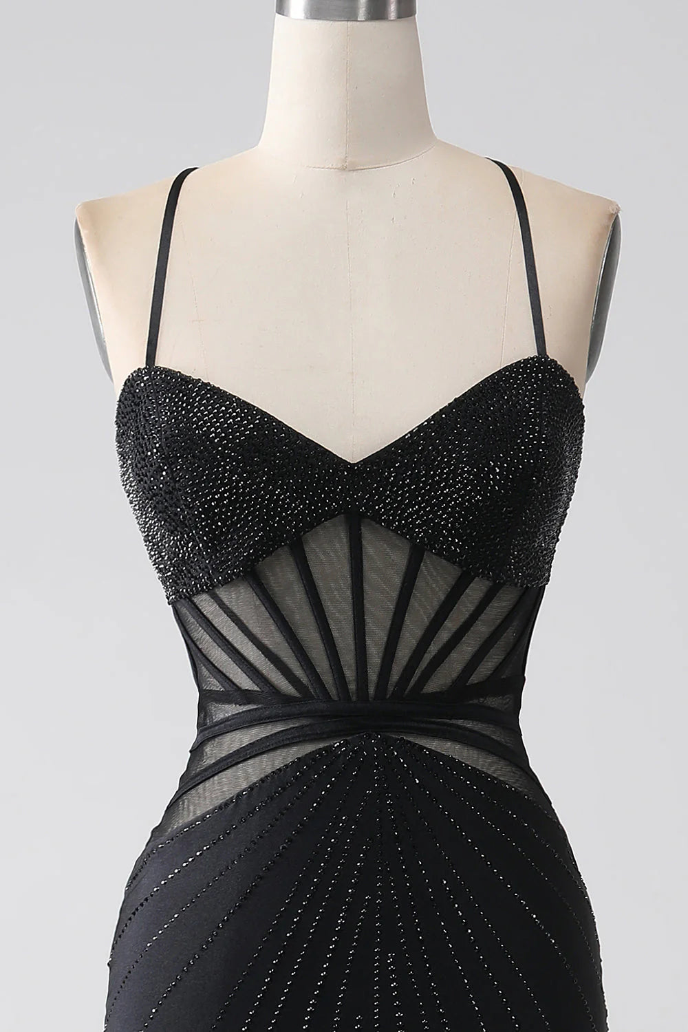 OKBBN Elegant Mermaid Strap Split Evening Dress