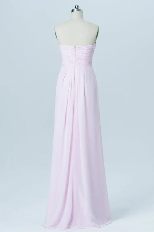 Sweetheart Twist-Front Bridesmaid Dress