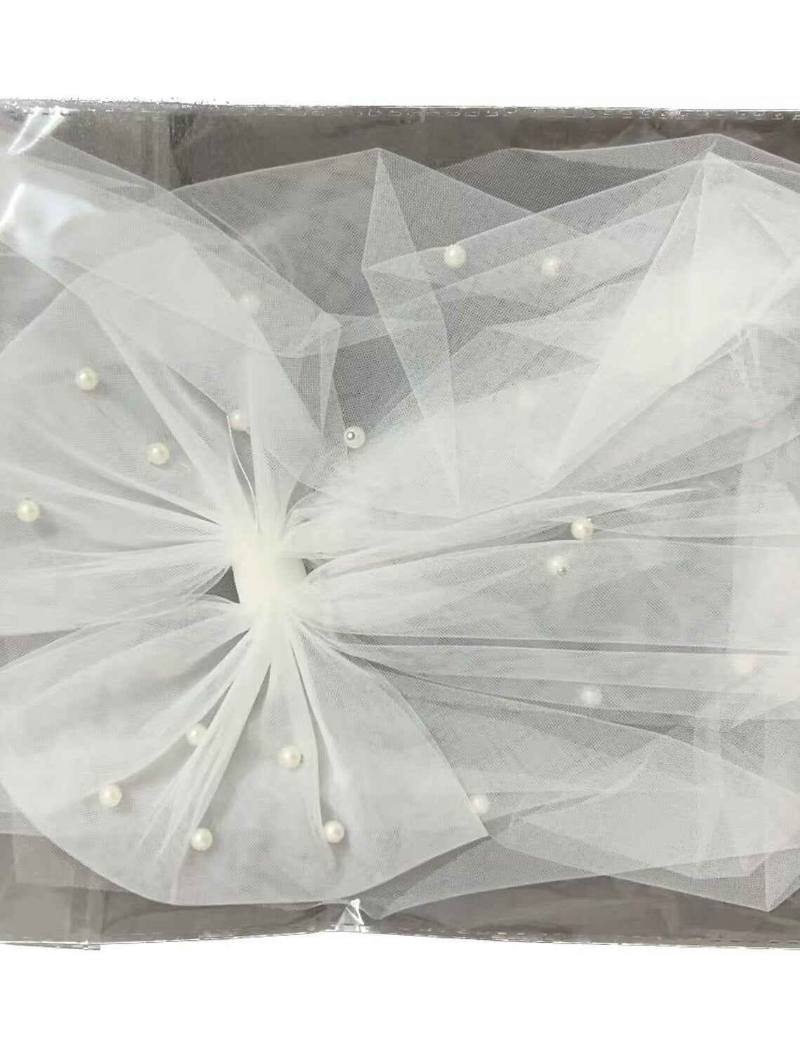 OKBBN single-layer cute simple classic style wedding veil
