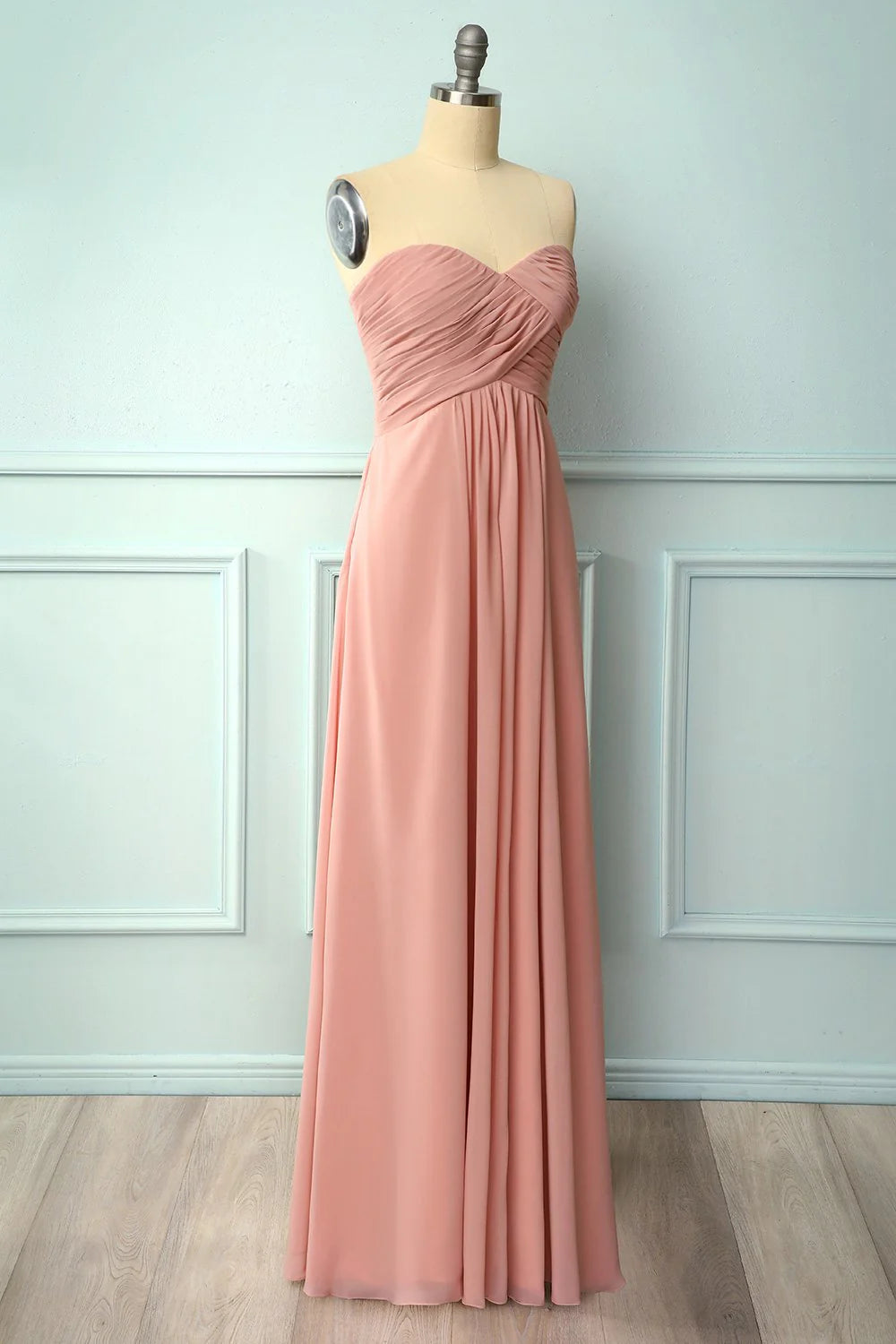 OKBBN ruffled off shoulder sleeveless backless evening gown