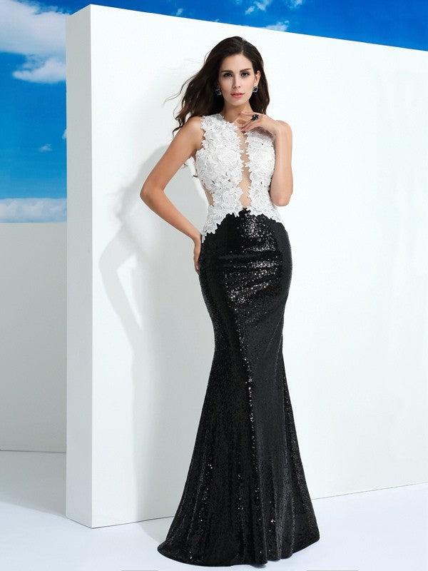 Sexy column strapless lace dress without sleeves