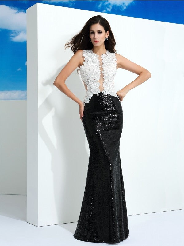 Sexy column strapless lace dress without sleeves