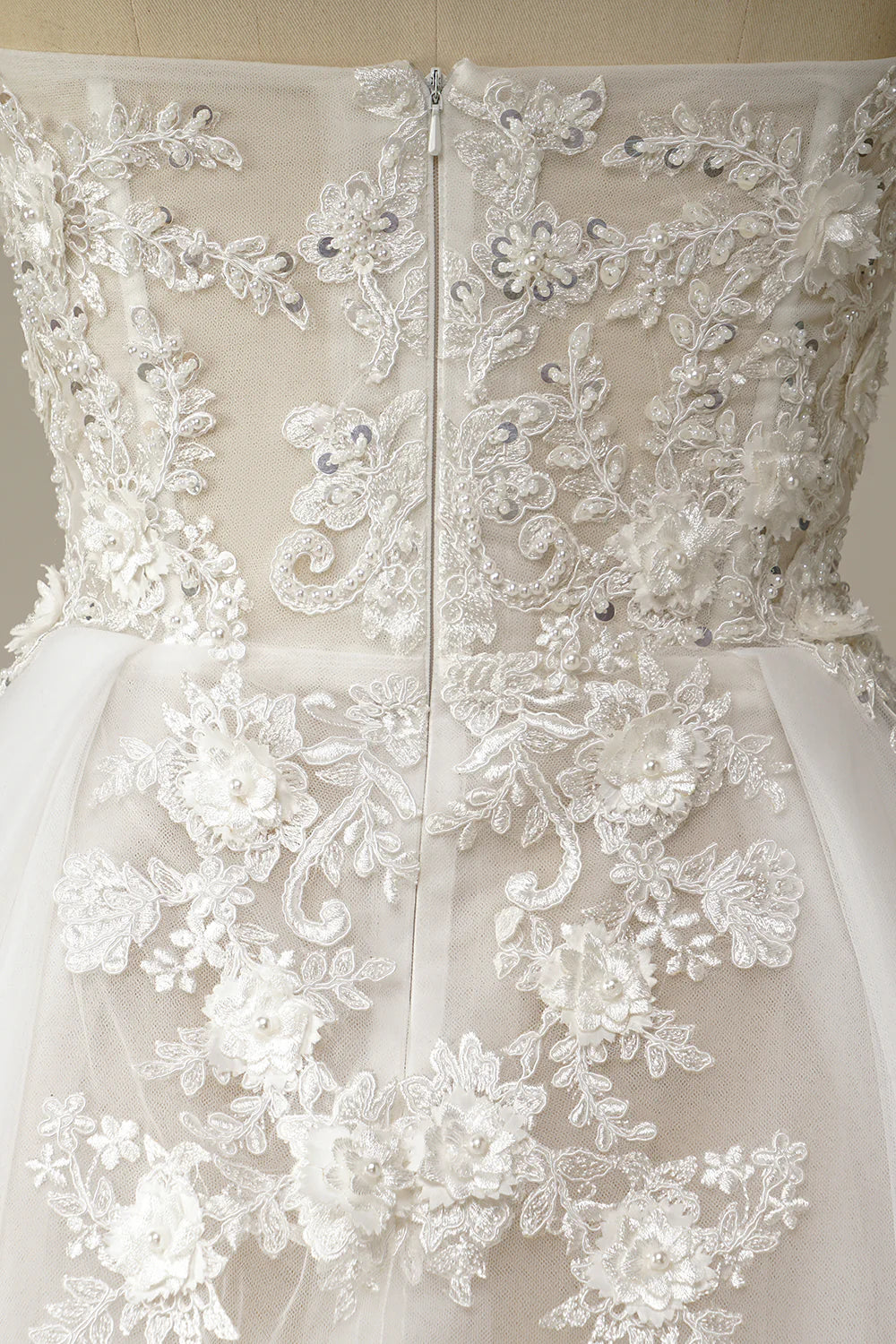 Beautiful A Line Wedding Dress with Appliques