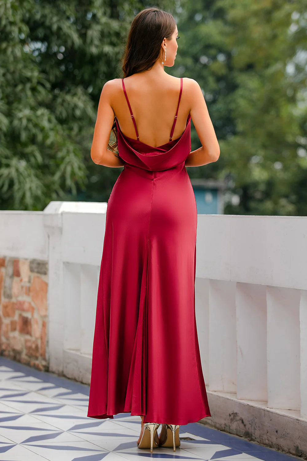 OKBBN Elegant Mermaid Long Evening Dress