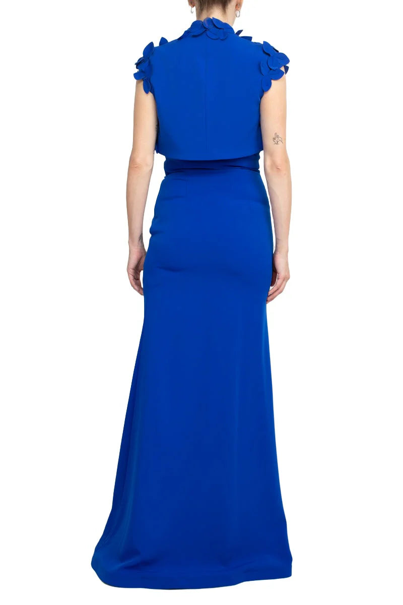 Strapless Sweetheart Neck Bodycon Scuba Gown Mother of the Bride Dresses with