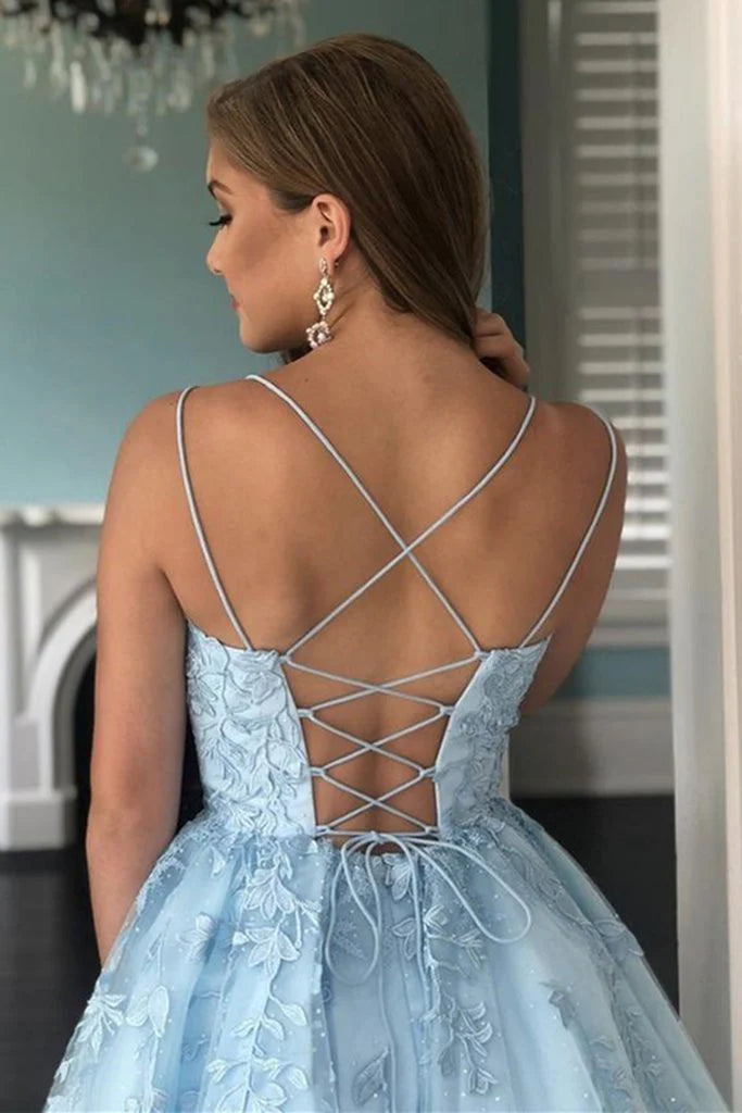 A-line thin shoulder strap return dress with inlaid short cocktail dress