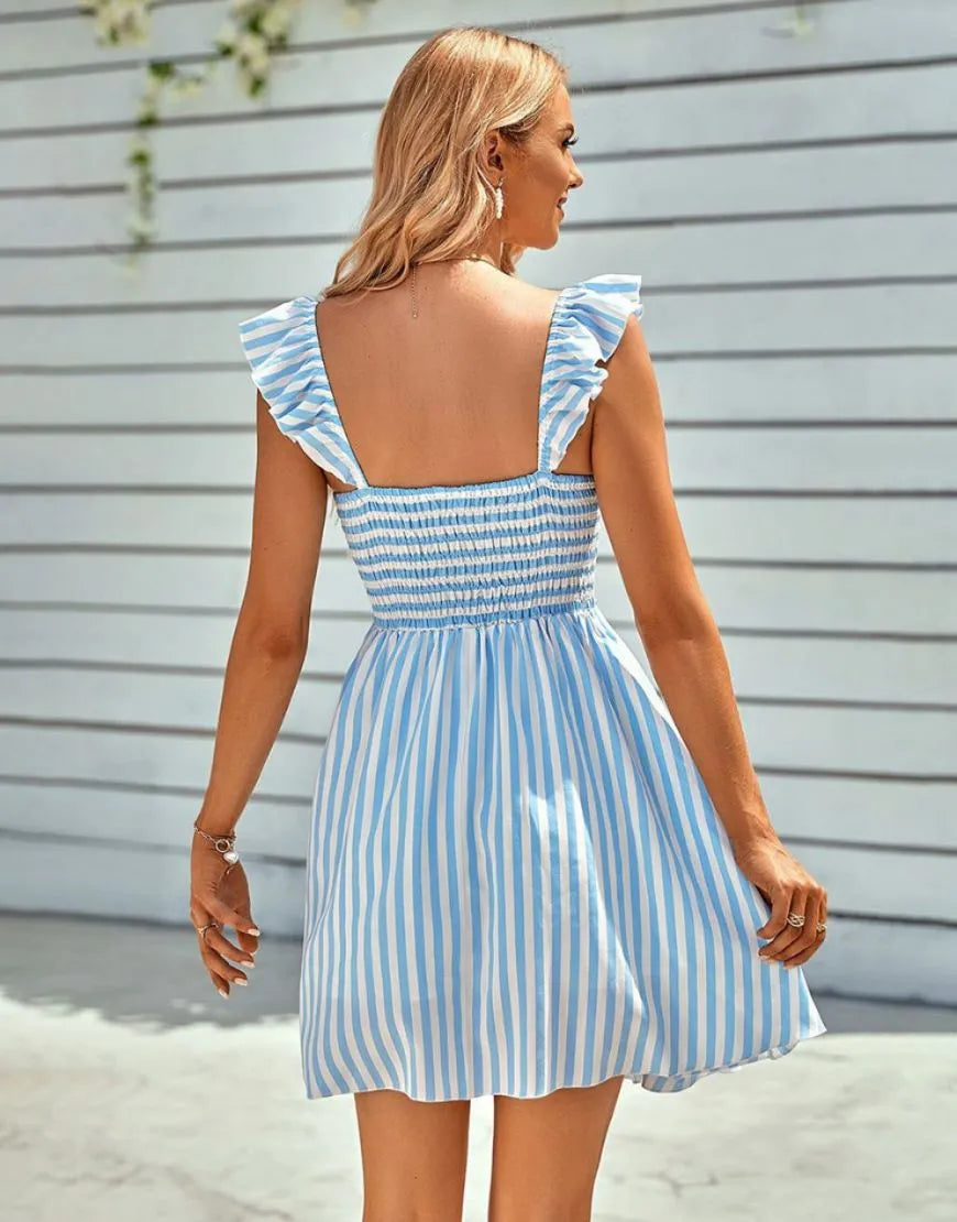 Cute elegant sexy A-line off the shoulder mini dance party cocktail dress