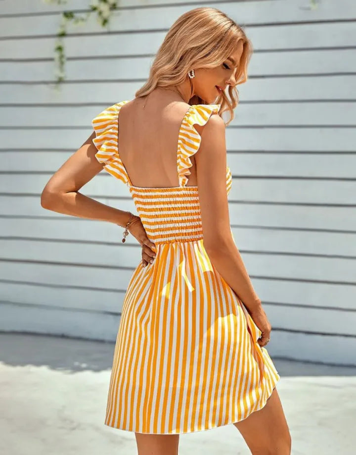 Cute elegant sexy A-line off the shoulder mini dance party cocktail dress