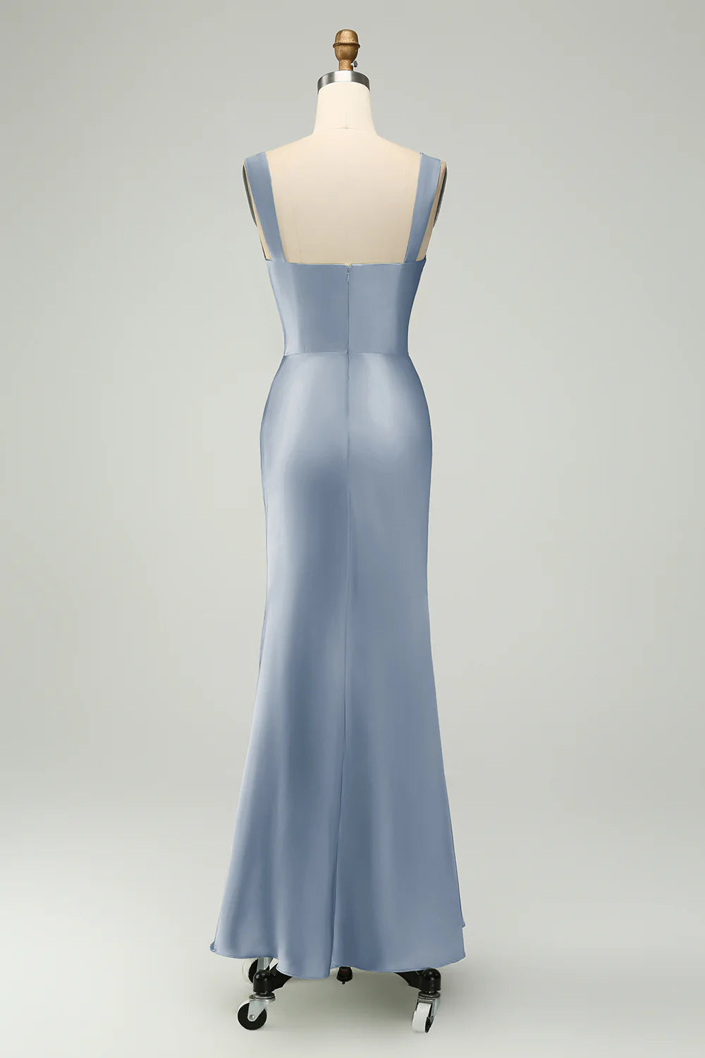 Mermaid Asymmetrical Satin Bridesmaid Dress