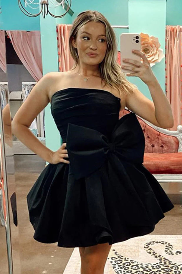 Mini Elegant Princess Off the Shoulder Ruffle Edge Return Party Dress