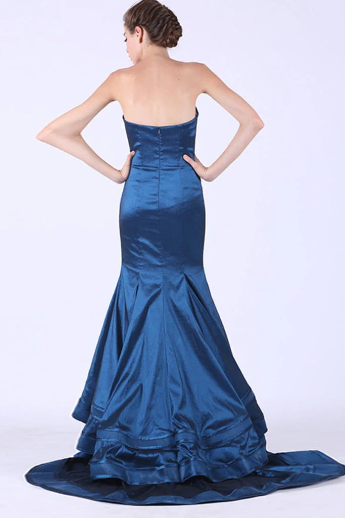 Sweet Mermaid Swinging Tail Formal Party Ball Evening Dress
