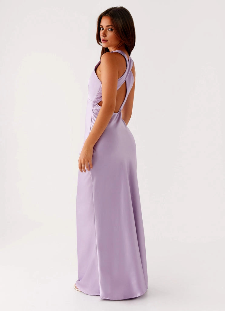 OKBBN Bold and Elegant V-neck Cross Back Prom Dresses