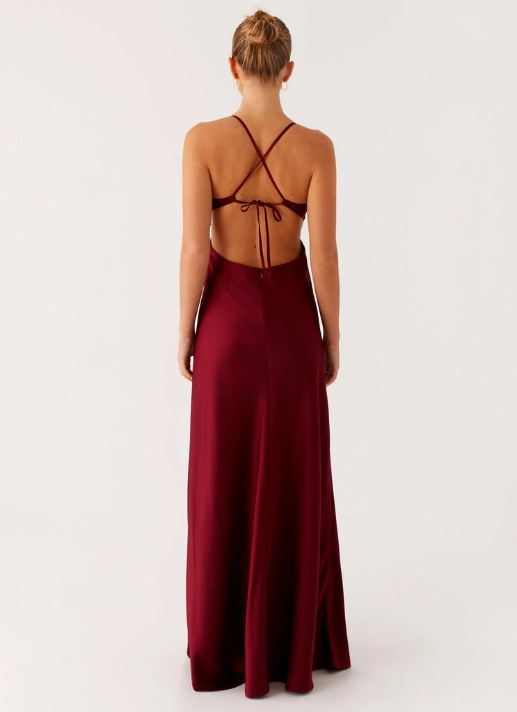 OKBBN Elegant Heart shaped Collar Lock Eye Front Lace Satin Thin Shoulder Straps Homecoming Dresses