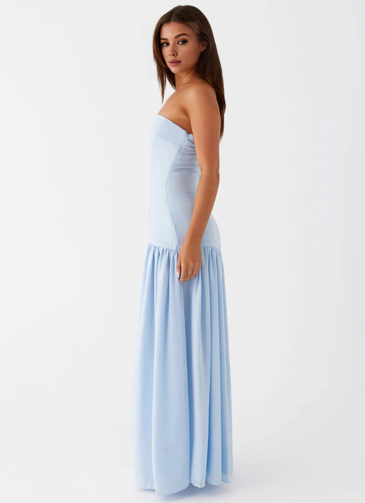OKBBN Elegant Off Shoulder Lined Tight corset Semi Transparent Chiffon Skirt Prom Dresses