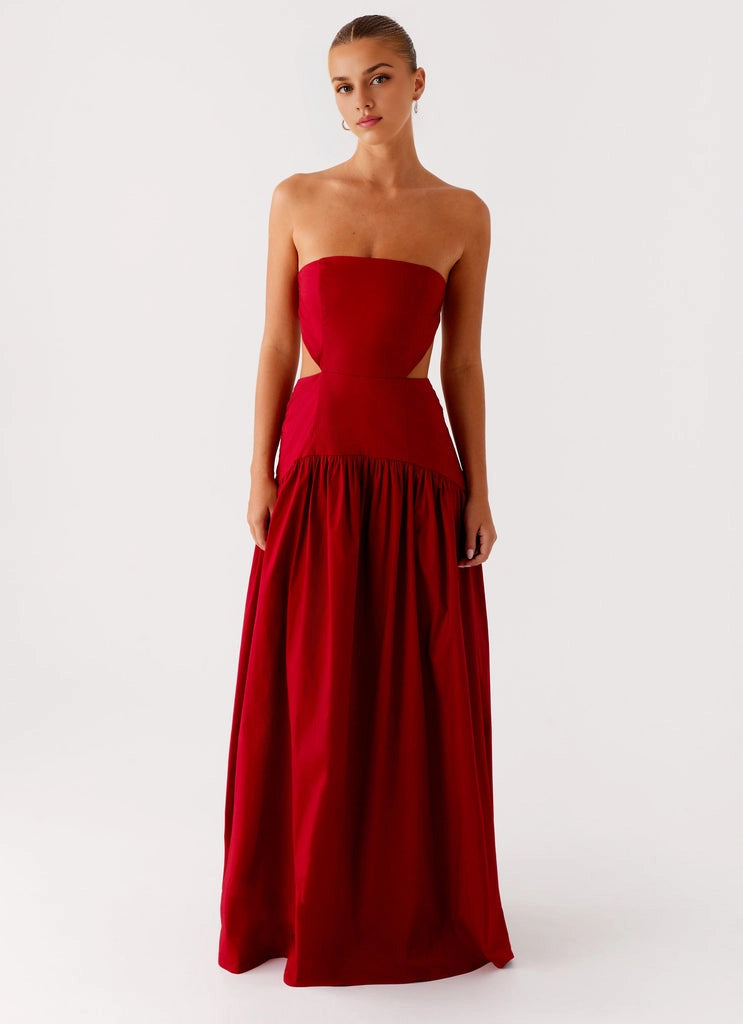 OKBBN Fashion Exquisite Off Shoulder Perfectly Outlines Shoulder Curves Prom Dresses