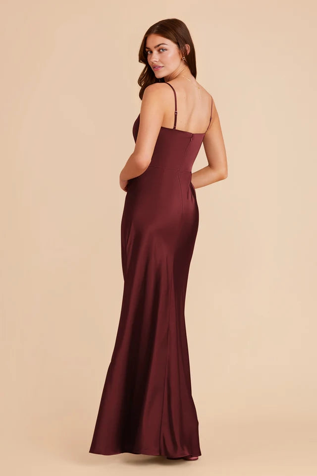 OKBBN Minimalist Skirt with Adjustable Shoulder Straps and Round Neck A-line Prom Dresses