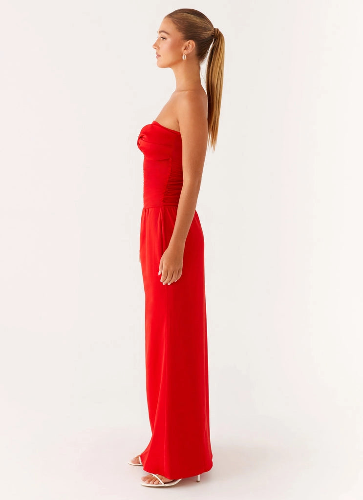 OKBBN's bold and beautiful off shoulder pleated semi transparent tight corset Prom Dresses