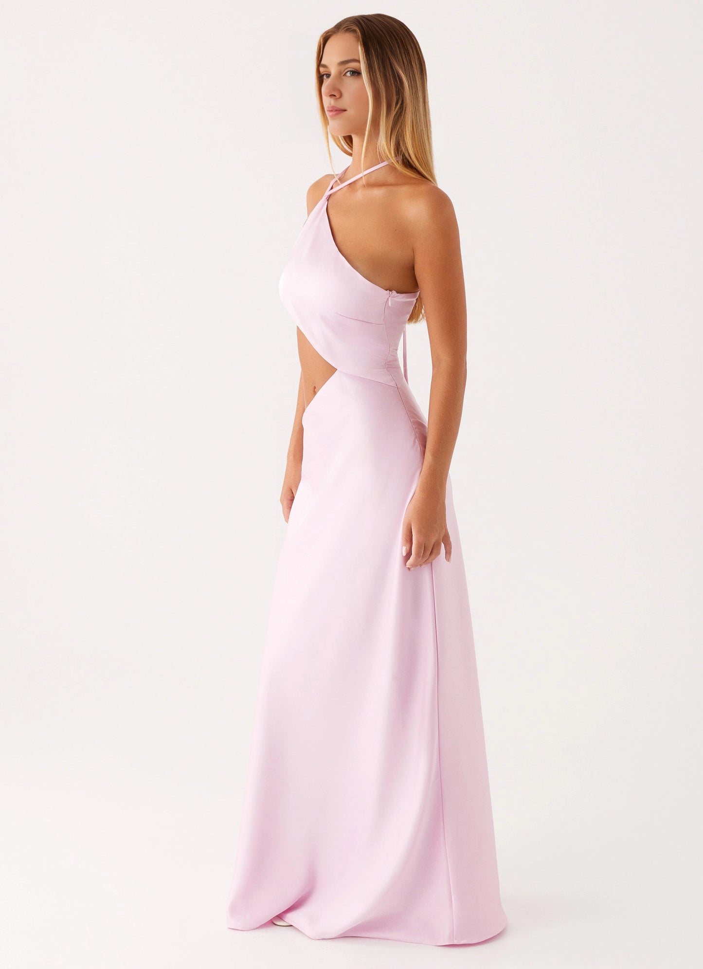 OKBBN's bold and eye-catching side hollow hem asymmetrical Prom Dresses