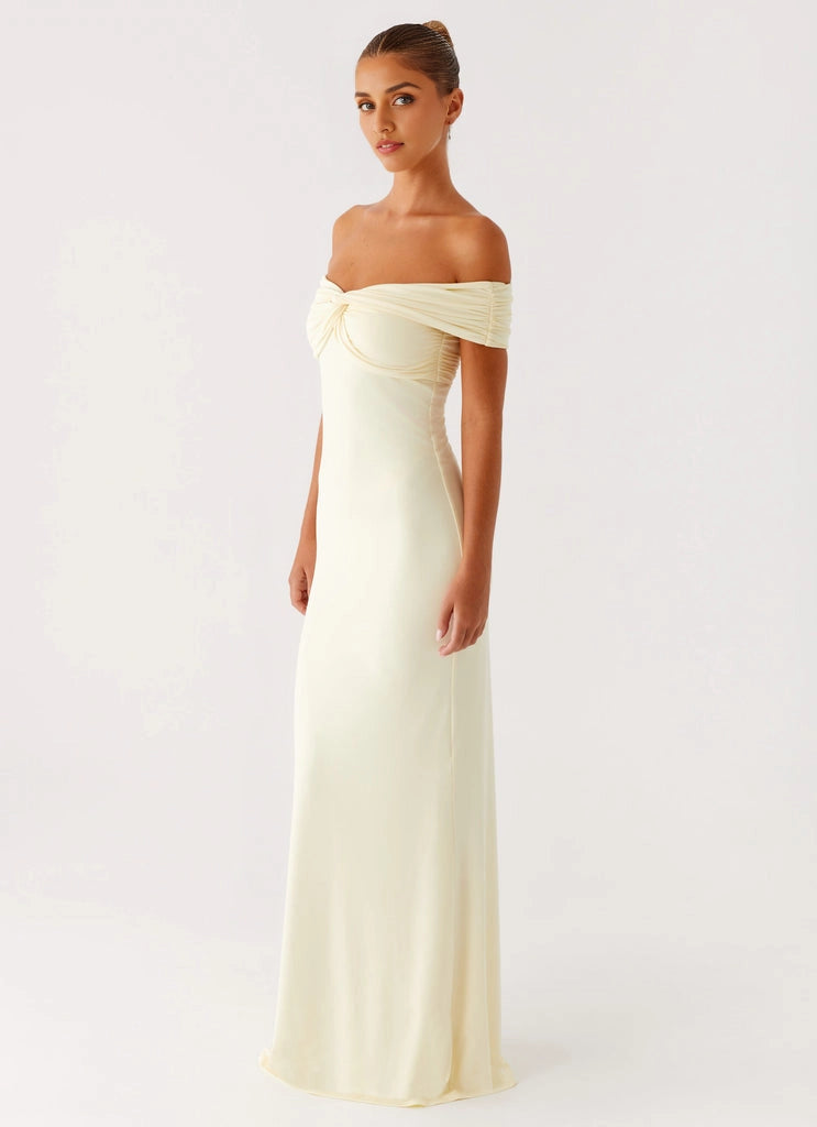 OKBBN's bold and stylish off shoulder corset highlights natural curves Prom Dresses