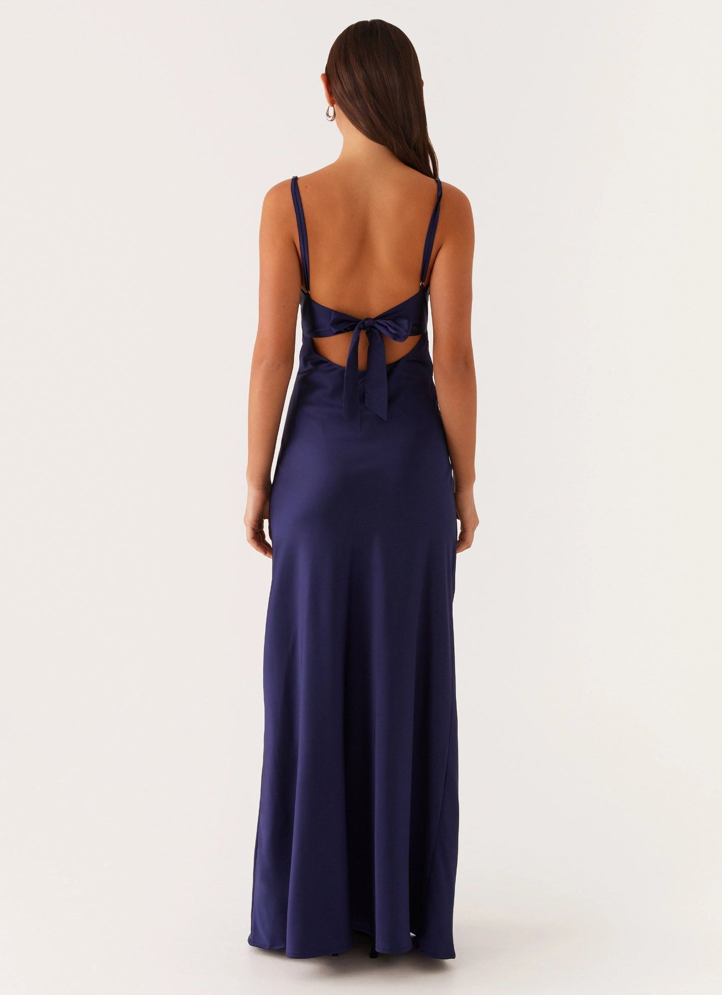 OKBBN's charming V-neck floral satin fully lined Homecoming Dresses