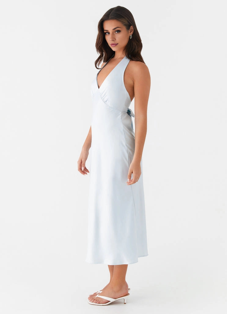 OKBBN's charming diagonal cut, fully lined chest pleats, smooth and natural Prom Dresses