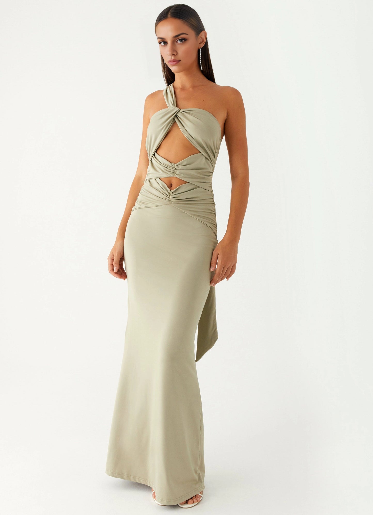 OKBBN's charming front opening heart-shaped neckline is the center of attention, Prom Dresses