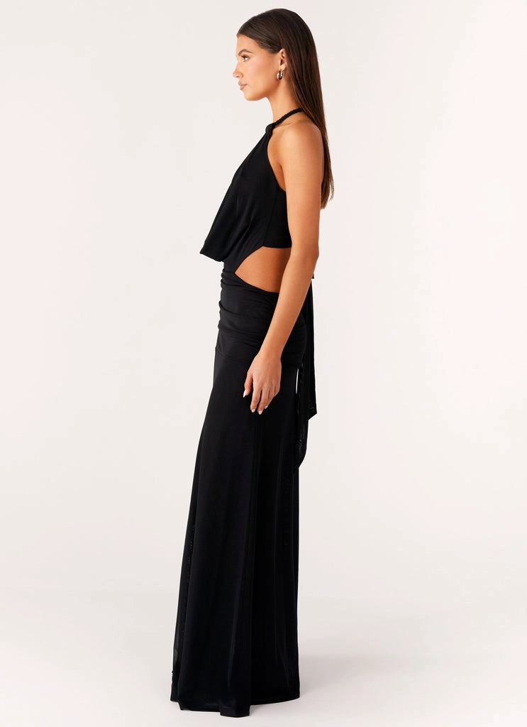 OKBBN's charming fully lined elastic mesh fabric, long front grille with hollowed out back straps and pleated Homecoming Dresses
