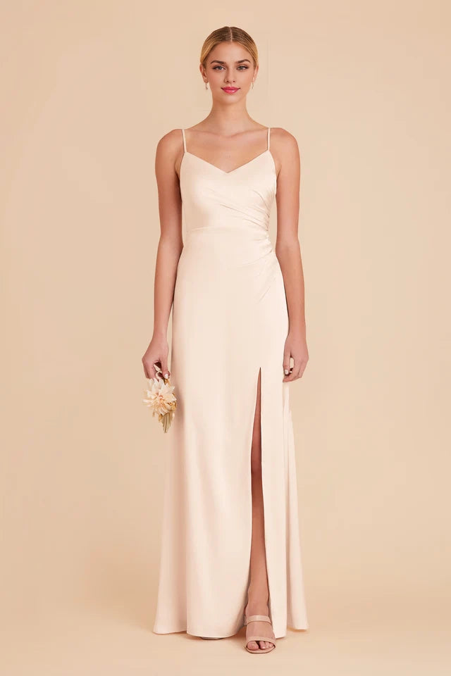 OKBBN's charming fully lined mermaid dress features overlapping slit Prom Dresses