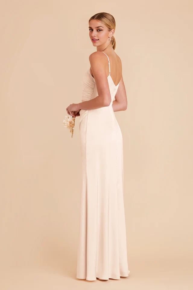 OKBBN's charming fully lined mermaid dress features overlapping slit Prom Dresses