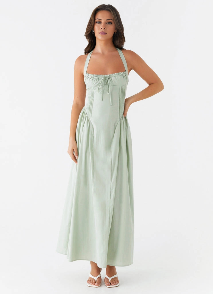 OKBBN's charming hanging neck with a long, thick neck strap and exposed back is the focus of attention, Prom Dresses