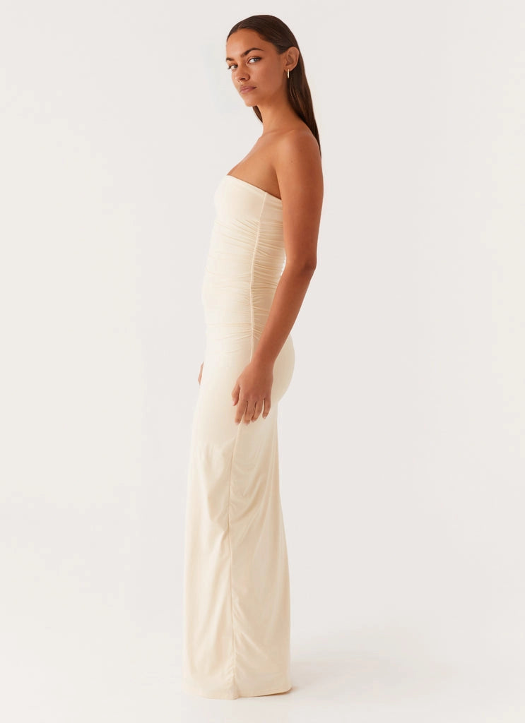 OKBBN's charming off shoulder pleated silhouette exudes an elegant temperament Prom Dresses
