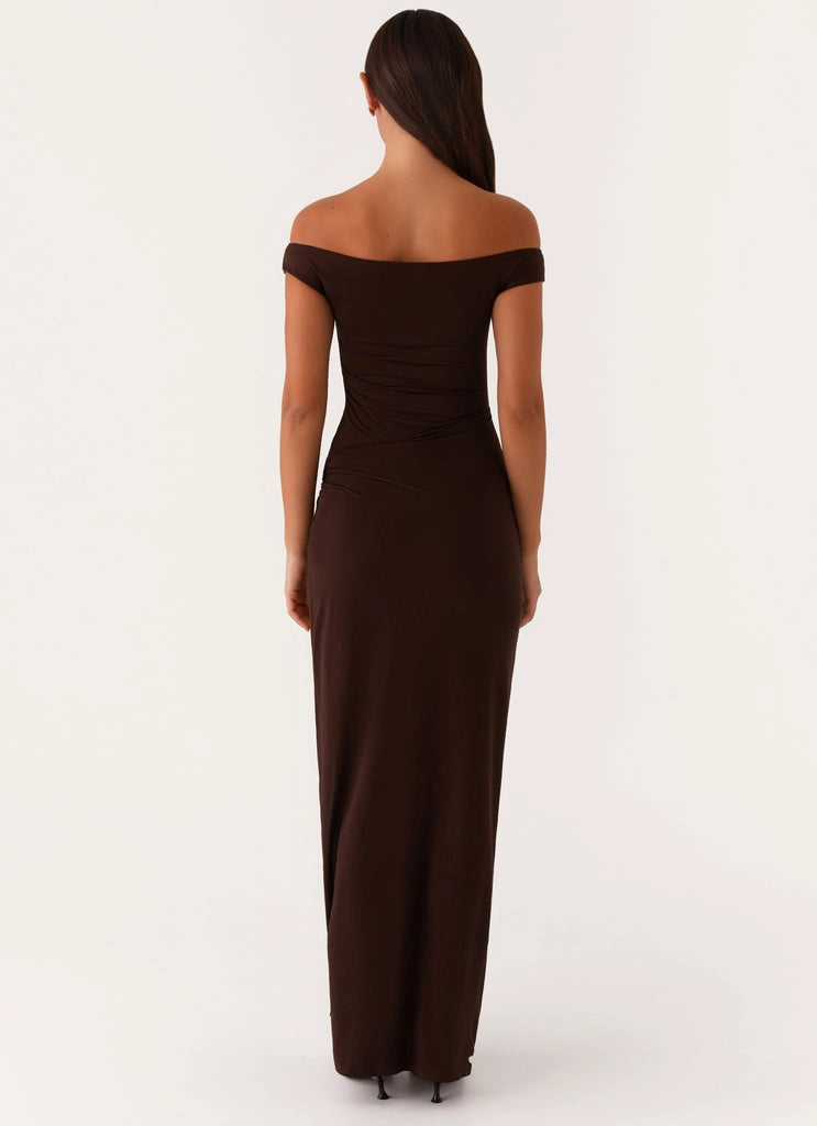 OKBBN's charming off shoulder stitching and exquisite pleats showcase your graceful figure Prom Dresses