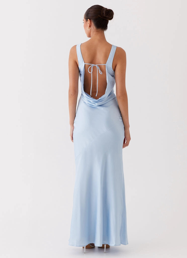 OKBBN's charming satin pendant neckline with pendant silhouette Prom Dresses