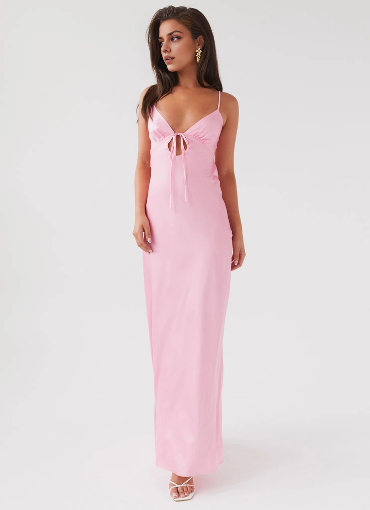 OKBBN's charming satin smooth and minimalist silhouette slim fit Prom Dresses