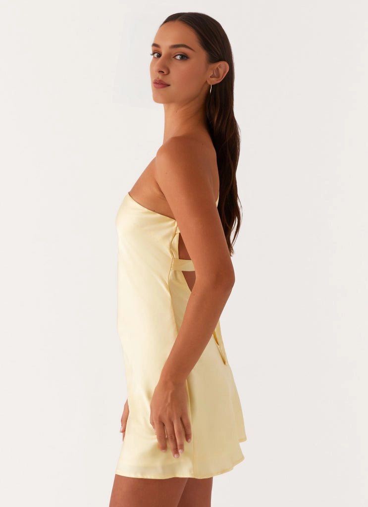 OKBBN's dazzling luxurious satin single shoulder neckline, backless and charming silhouette Prom Dresses