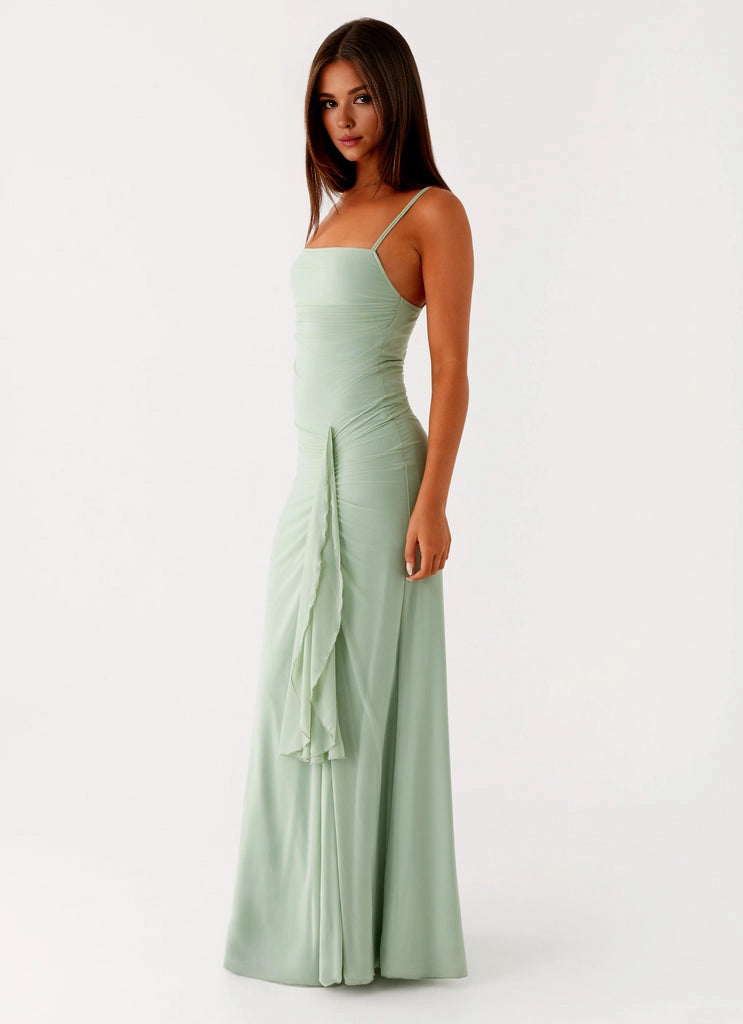 OKBBN's elegant and bold straight neckline is simple yet exquisite with charming details Prom Dresses